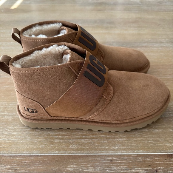 Ugg Men’s Neumel Graphic Logo Slip On Boots 12 - Picture 3 of 9